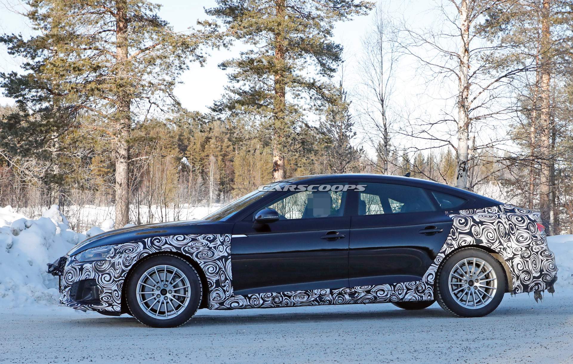 2020 Audi A5 Sportback facelift spy shots 16 2020 Audi A5 Sportback Facelift Comes Out Of Its Hideout