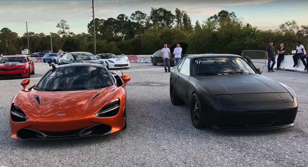  Electric Porsche 944 Humiliates McLaren 720S In 1/4-Mile Drag Race
