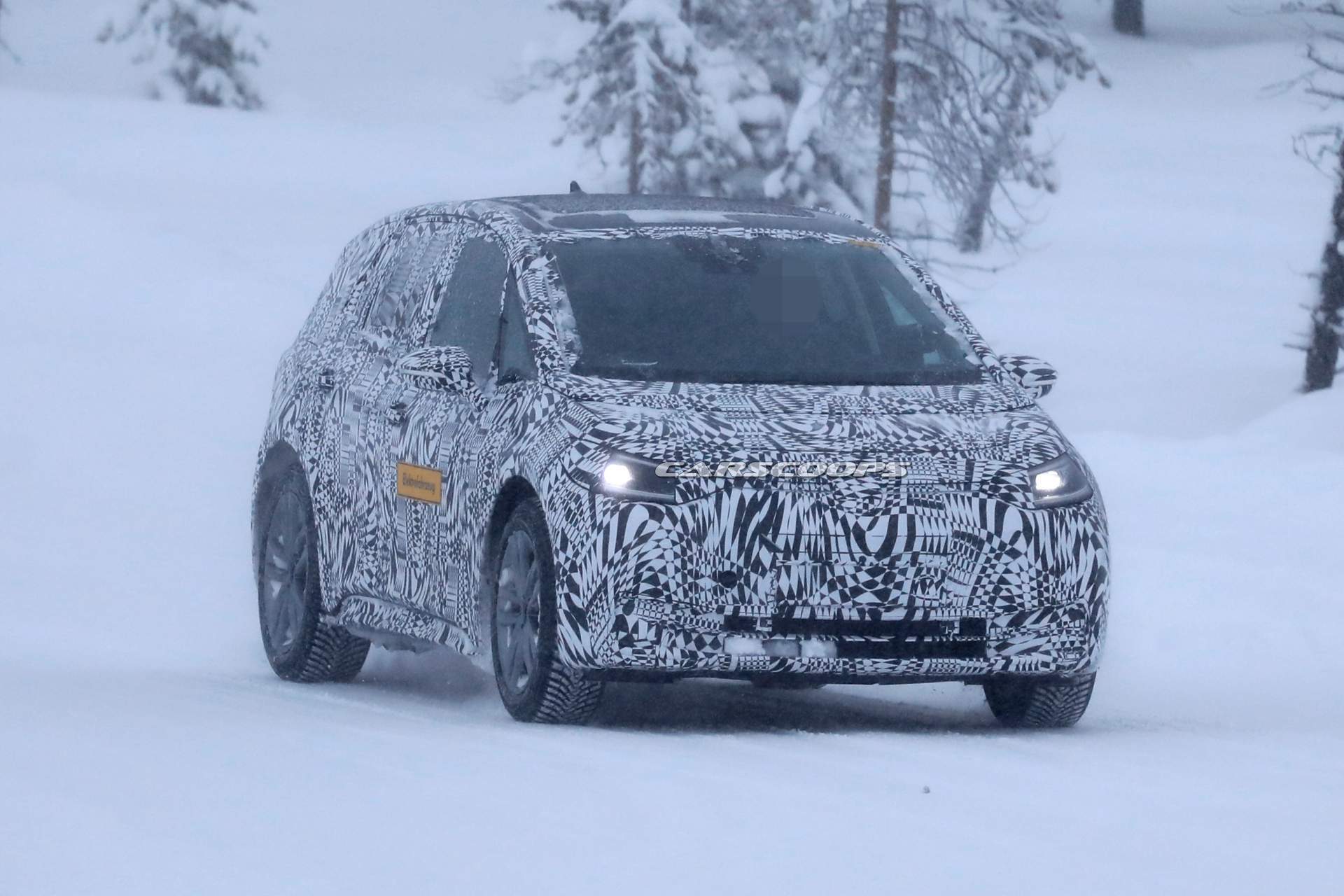 VW ID Neo spy shots 10 2020 VW ID Hatchback Spotted Testing Its Electric Powertrain In Extreme Winter Conditions