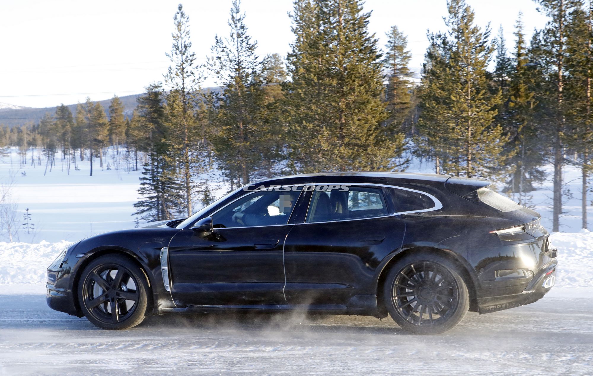 Porsche-Taycan-Sport-Turismo-Spy-Shots-11 Porsche Taycan Sport Turismo Adds A Dash Of Practicality And Style