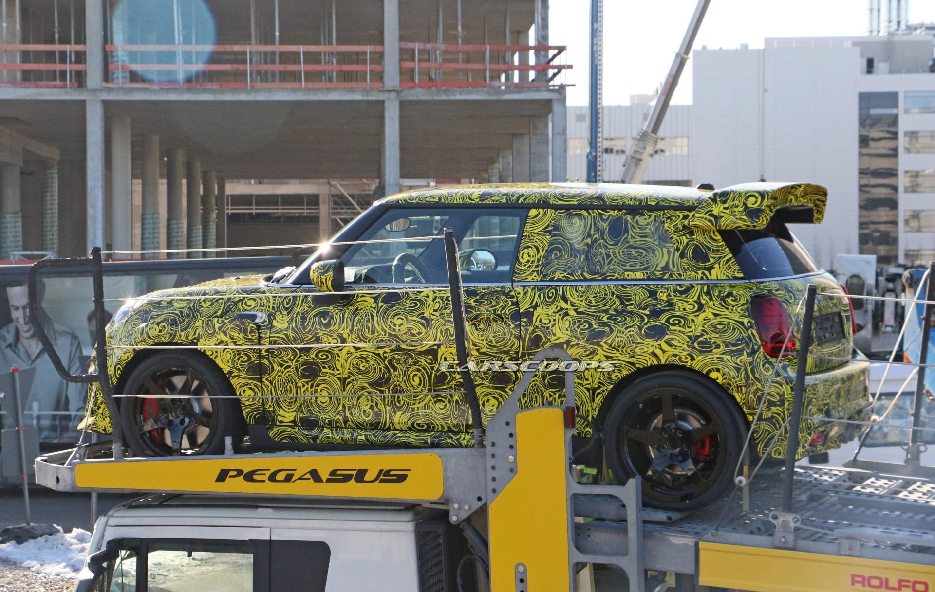 2020 Mini JCW GP spy shots 8 2020 Mini JCW GP Shows Wild Production Bodykit For The First Time