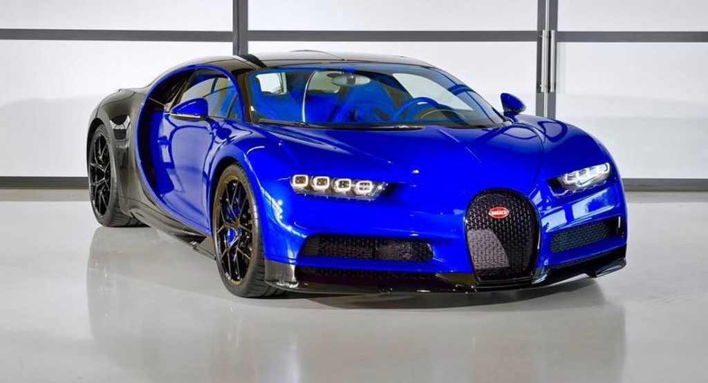 First Bugatti Chiron Sport Delivered Is A Masterpiece In Blue And Black |  Carscoops