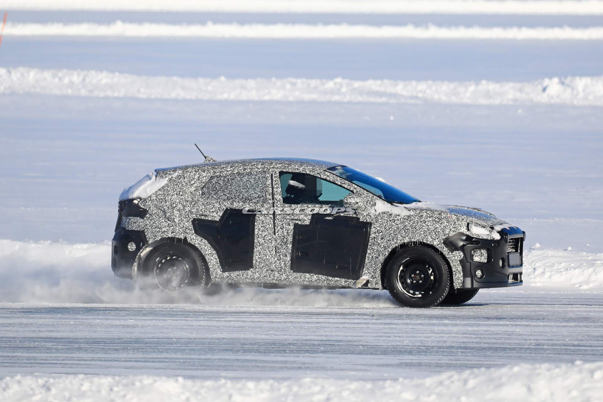 Ford EcoSport replacement spy shots 16 Ford Fiesta-Based SUV EcoSport Replacement Spied Near The Arctic Circle