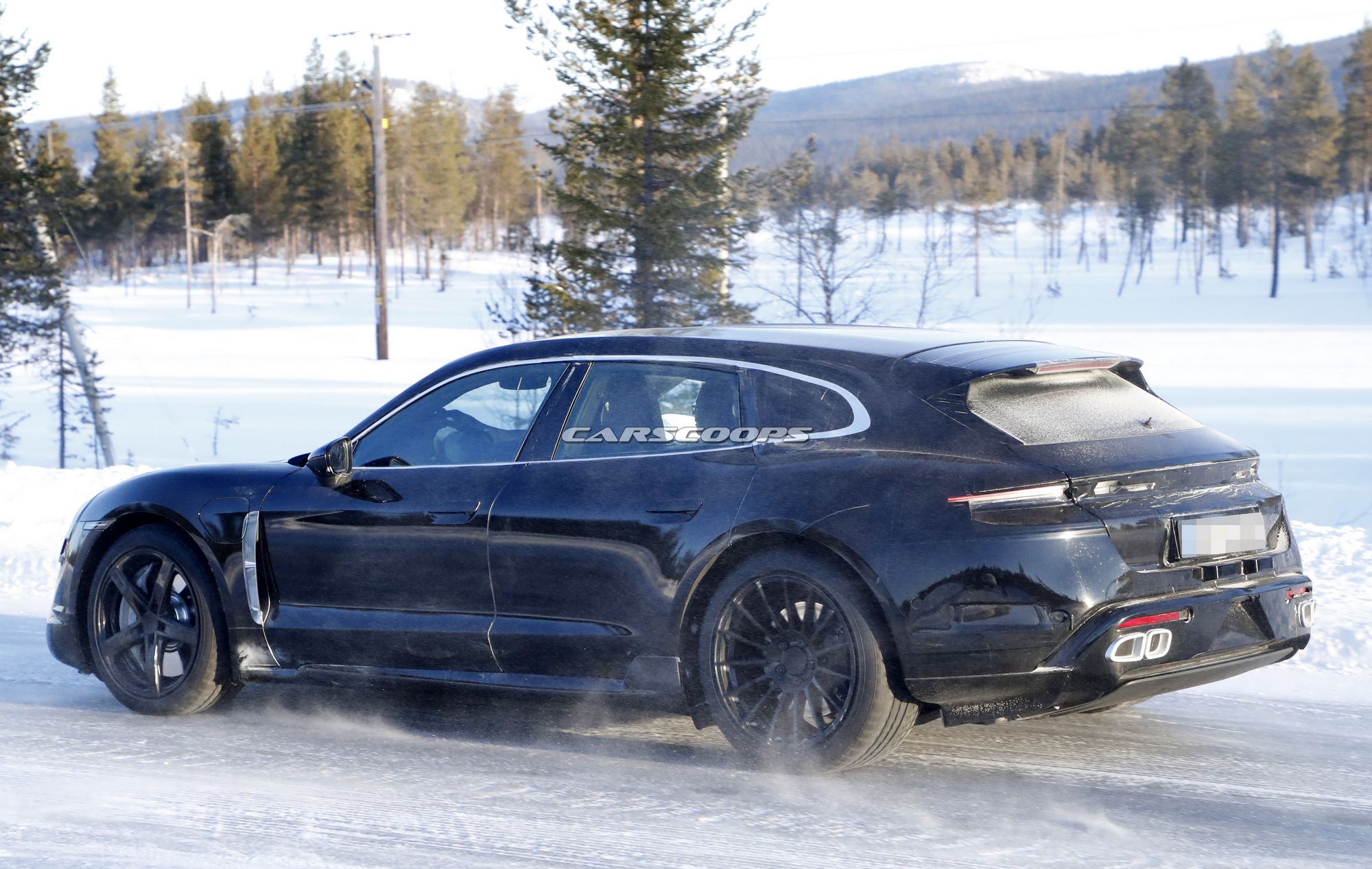 Porsche-Taycan-Sport-Turismo-Spy-Shots-13 Porsche Taycan Sport Turismo Adds A Dash Of Practicality And Style