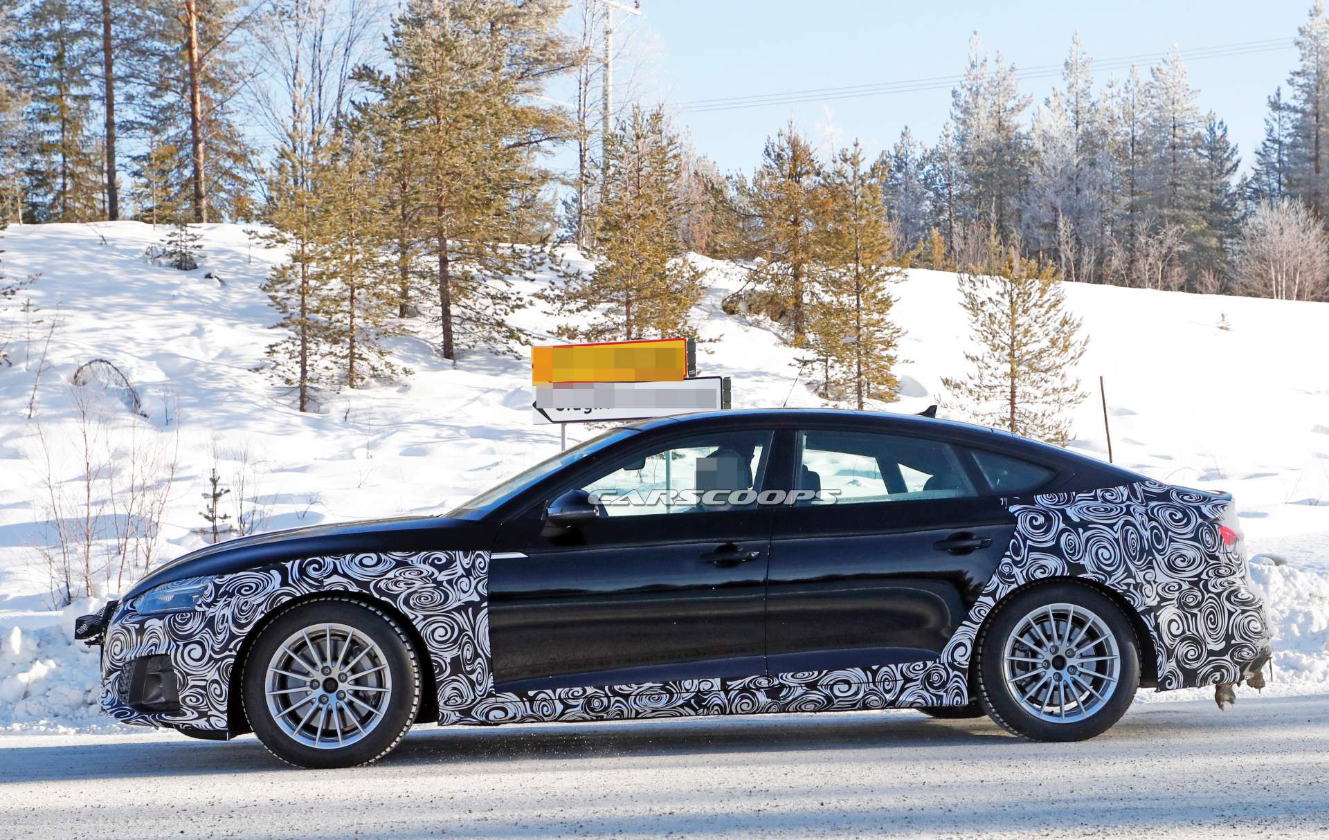 2020 Audi A5 Sportback facelift spy shots 7 2020 Audi A5 Sportback Facelift Comes Out Of Its Hideout