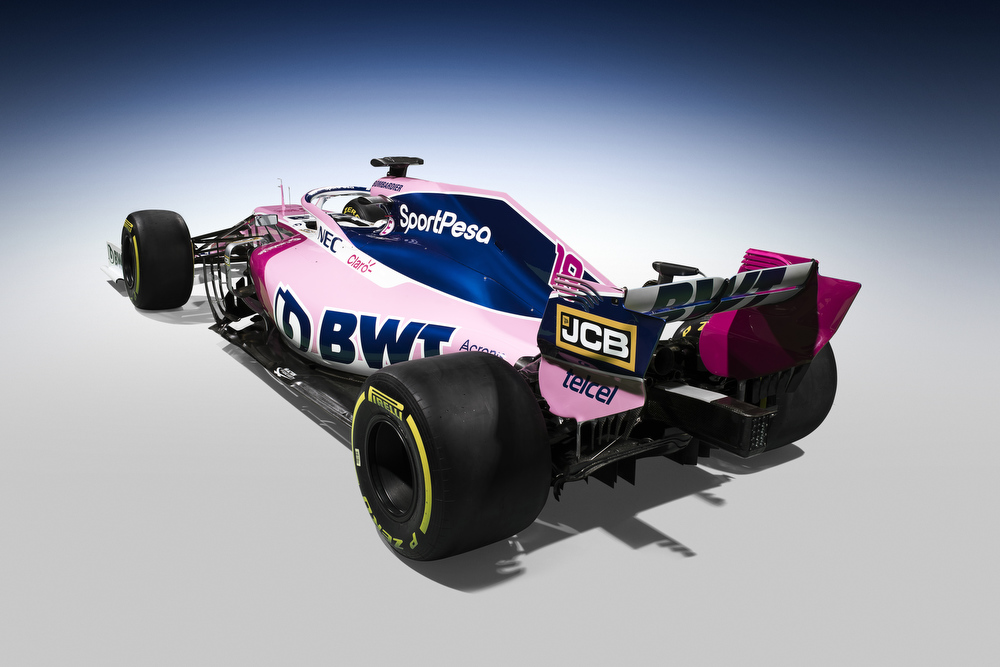 force india unveils 2019 f1 car 4 Goodbye Force India, Hello Racing Point F1 With Your Very Pink Livery