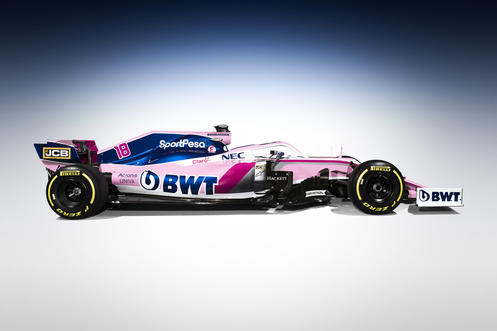 force india unveils 2019 f1 car 3 Goodbye Force India, Hello Racing Point F1 With Your Very Pink Livery