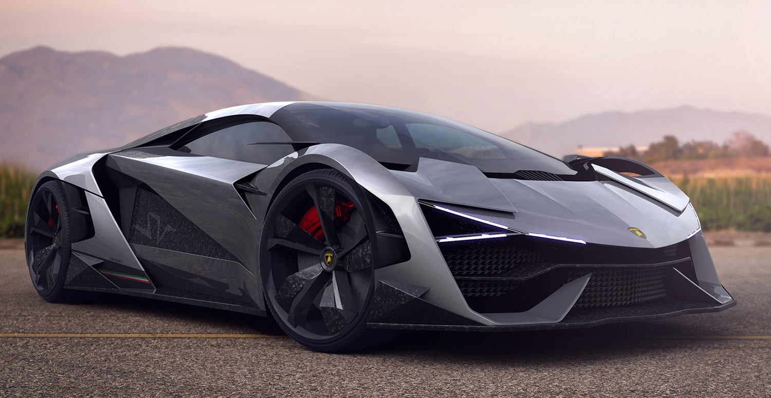 lamborghini trono rendering 11 Lamborghini Trono Is A Cross Between Terzo Millennio And Huracan