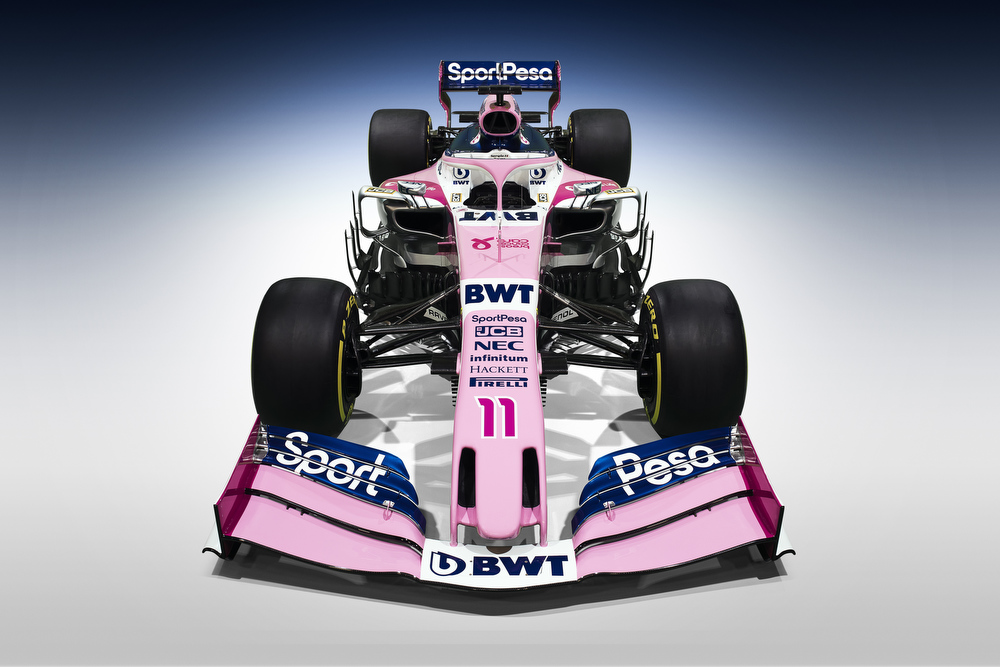 force india unveils 2019 f1 car 5 Goodbye Force India, Hello Racing Point F1 With Your Very Pink Livery