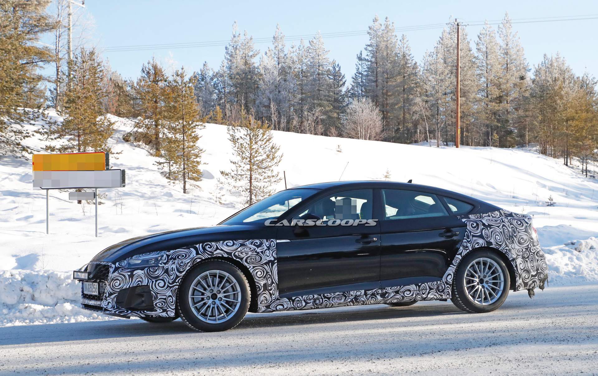 2020 Audi A5 Sportback facelift spy shots 6 2020 Audi A5 Sportback Facelift Comes Out Of Its Hideout