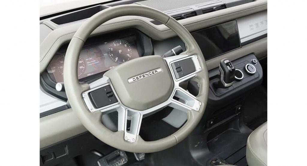  2020 Land Rover Defender Interior Revealed In Leaked Image
