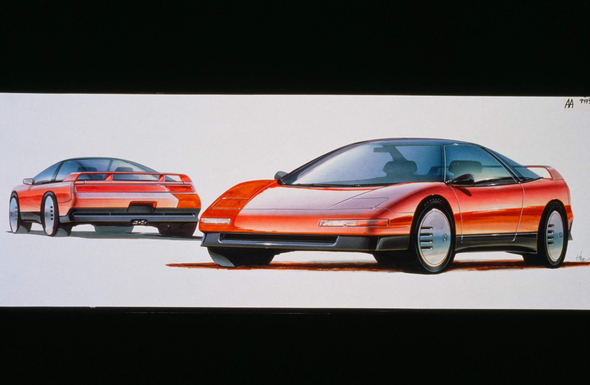 Original NSX Sketch Acura Marks 30 Years Of NSX With Throwback Video And Photo Gallery