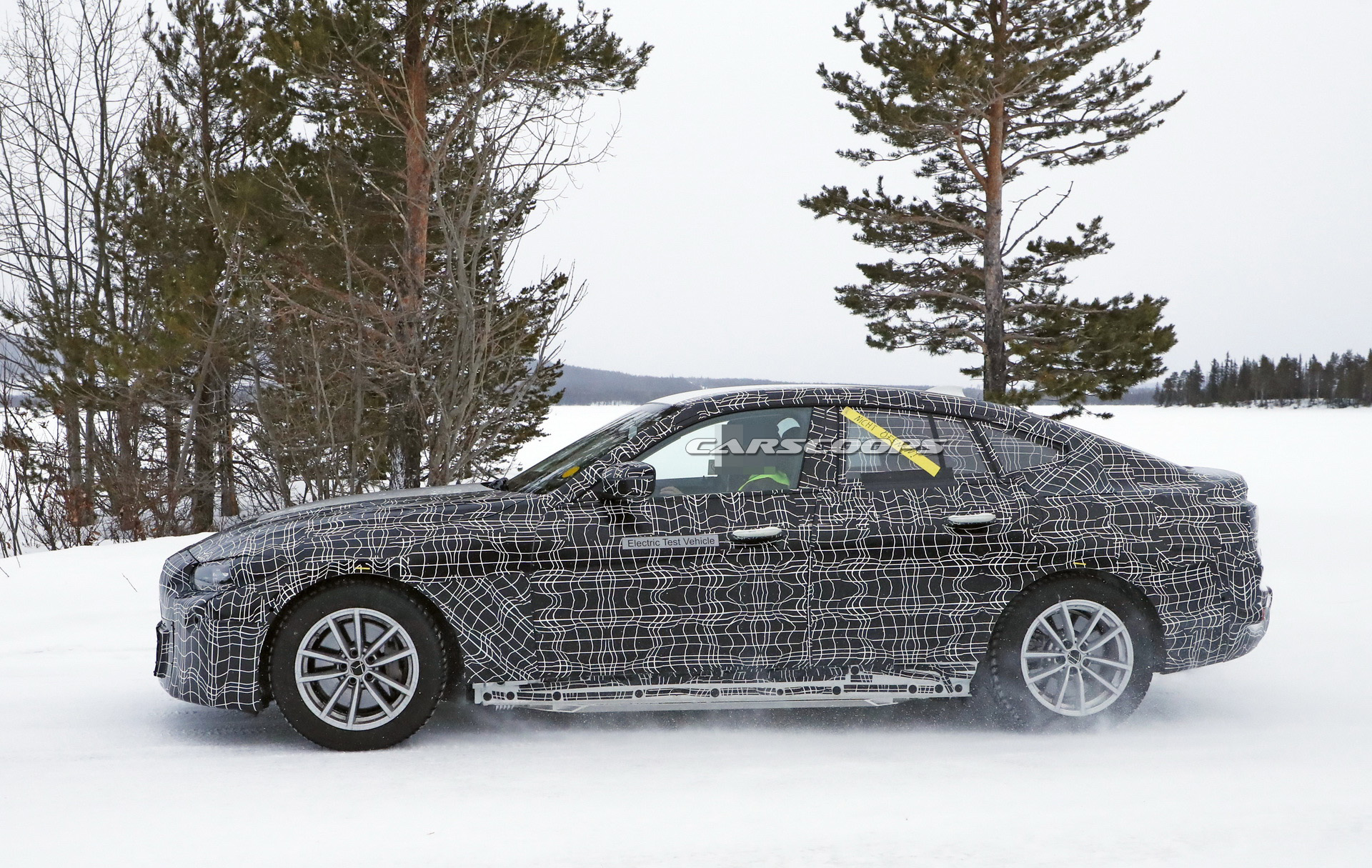 bmw i4 winter testing spy shots 6 BMW i4 Getting Ready To Battle Tesla Model 3 And Polestar 2
