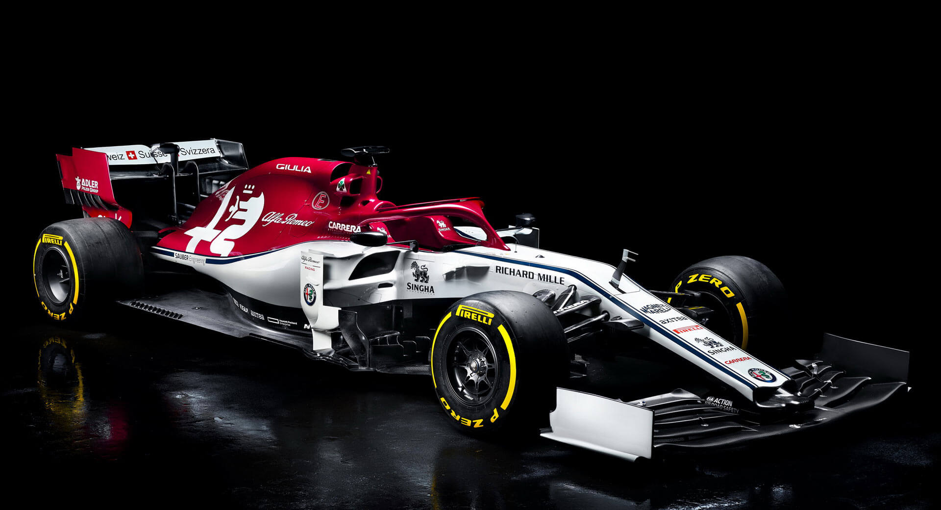 Alfa Romeo Debuts 2019 F1 Livery With Giulia And Stelvio Branding