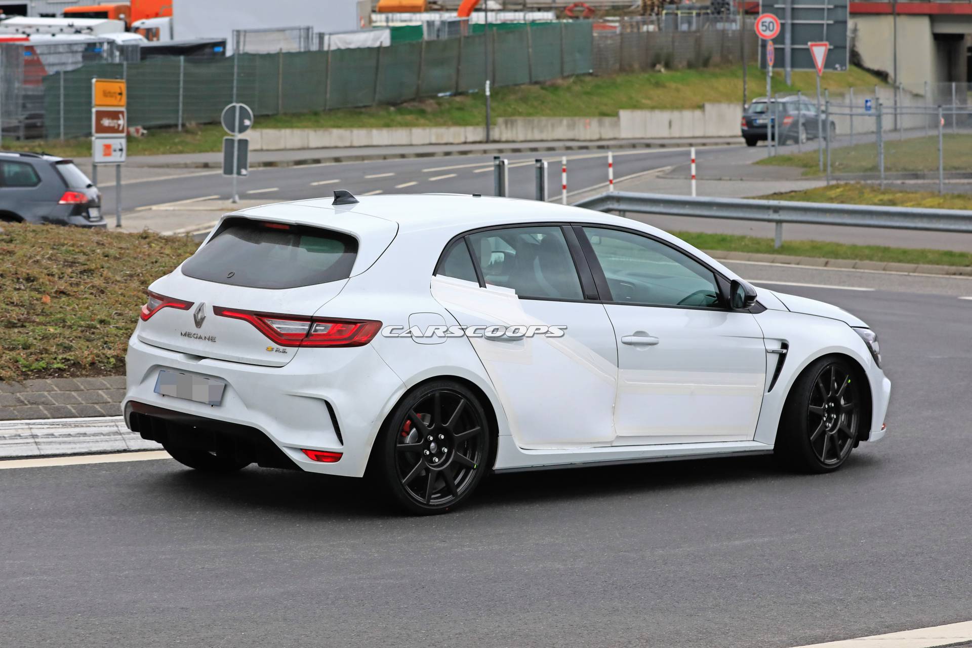 Renault Megane RS Trophy hardcore version spy shots 6 Hardcore Renault Megane RS Trophy-R Ditches Rear Seats For Nürburgring Lap Record