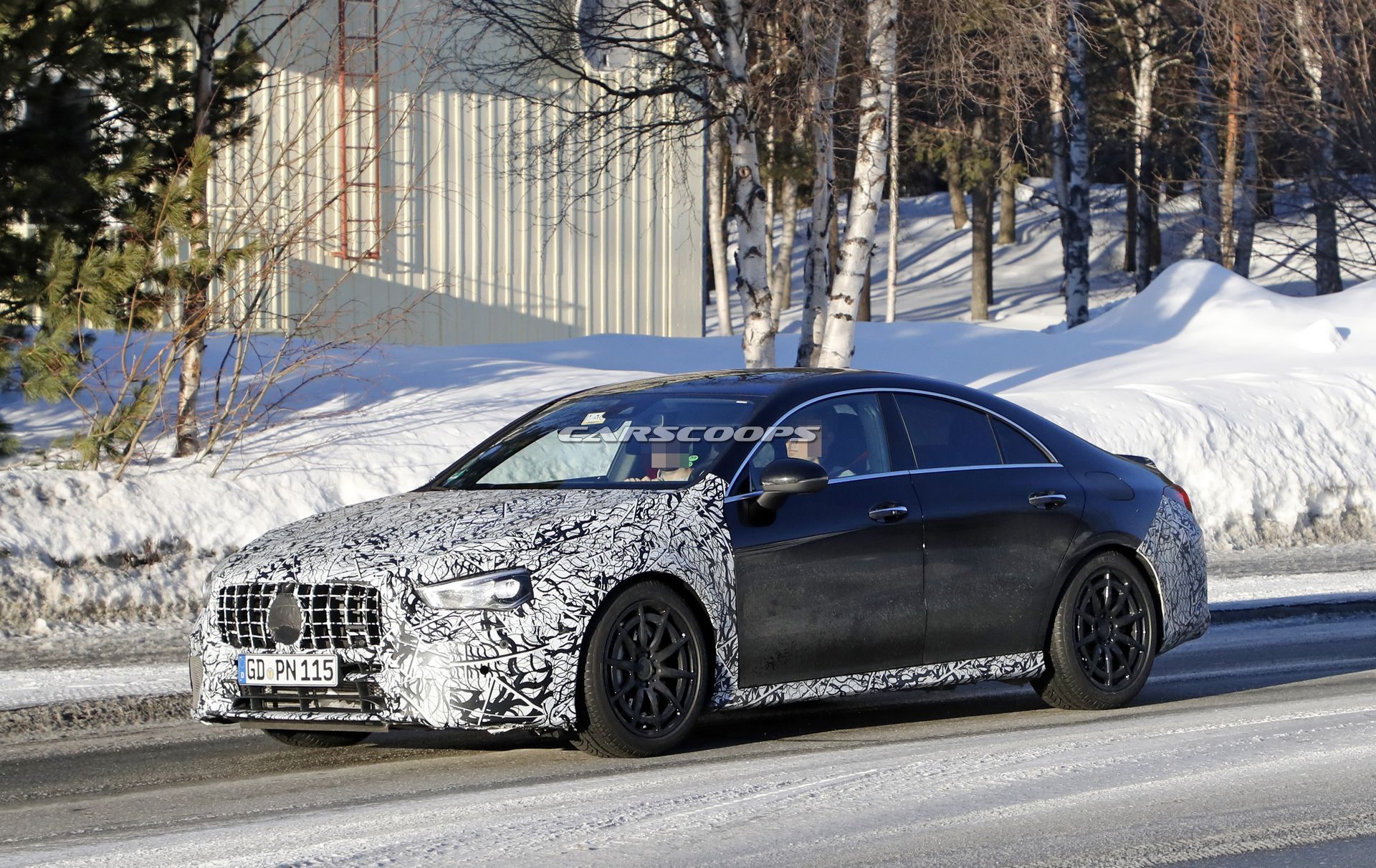 Mercedes-AMG-CLA45-Spy-Shots-3 2020 Mercedes CLA 45: AMG’s New Baby Saloon Coming With Up To 416HP, Drift Mode
