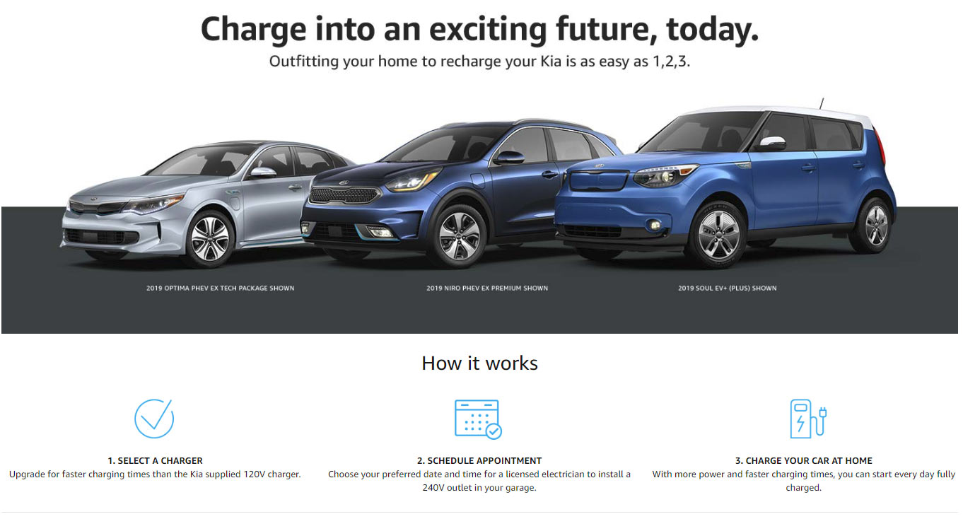 Kia-Amazon-EV-Partnership-1 Kia Partners With Amazon To Sell And Install EV Home Charging Stations