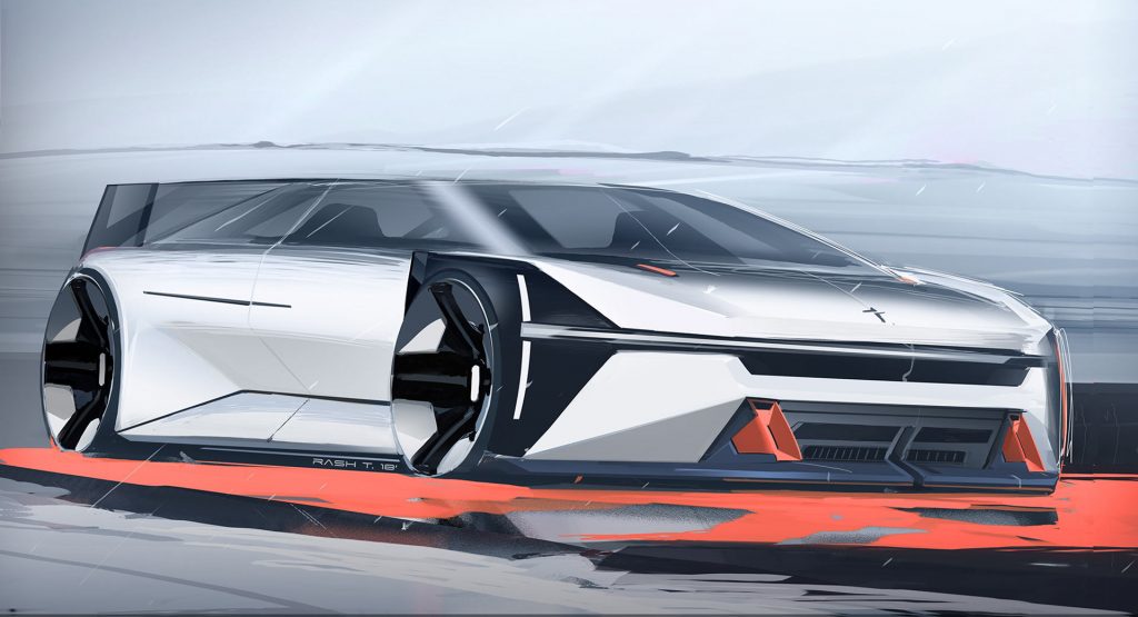 Polestar 0 Is A Boxy And Edgy Concept For A Future Family EV