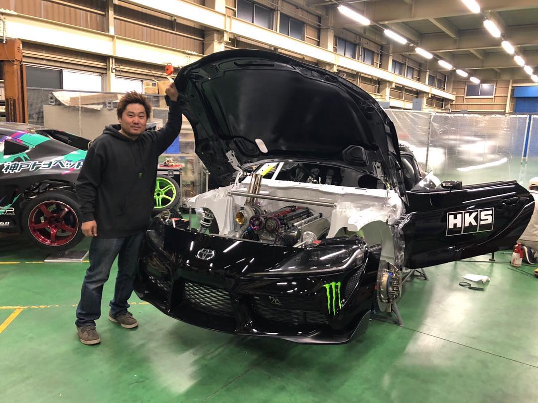 2JZ-swapped Toyota Supra drift car 2 World’s First 2JZ-Swapped 2020 Toyota GR Supra A90 Is A Reality