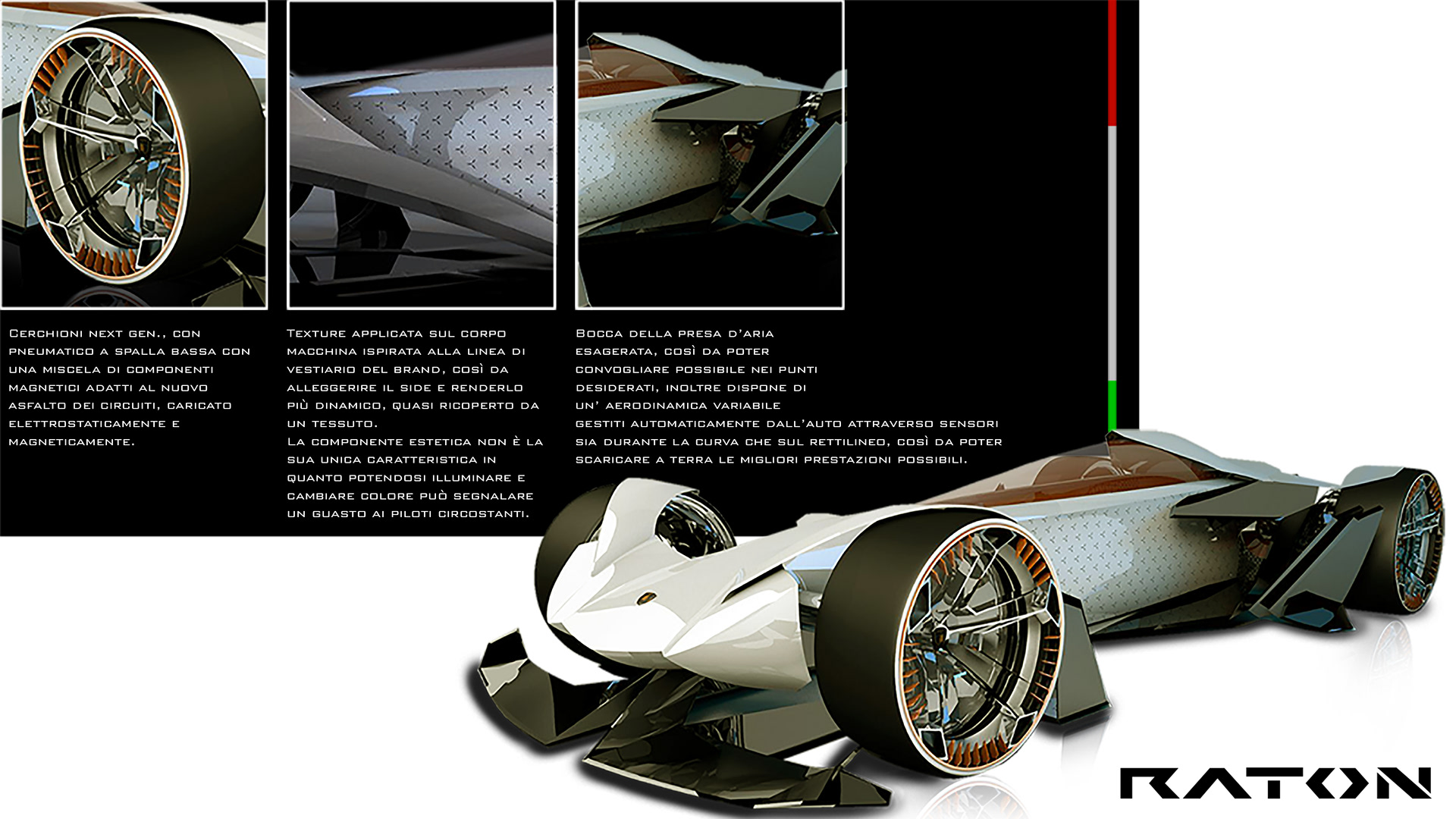 lamborghini raton rendering 5 Lamborghini Raton Is A Proposal For A New Breed Of Racer Cars