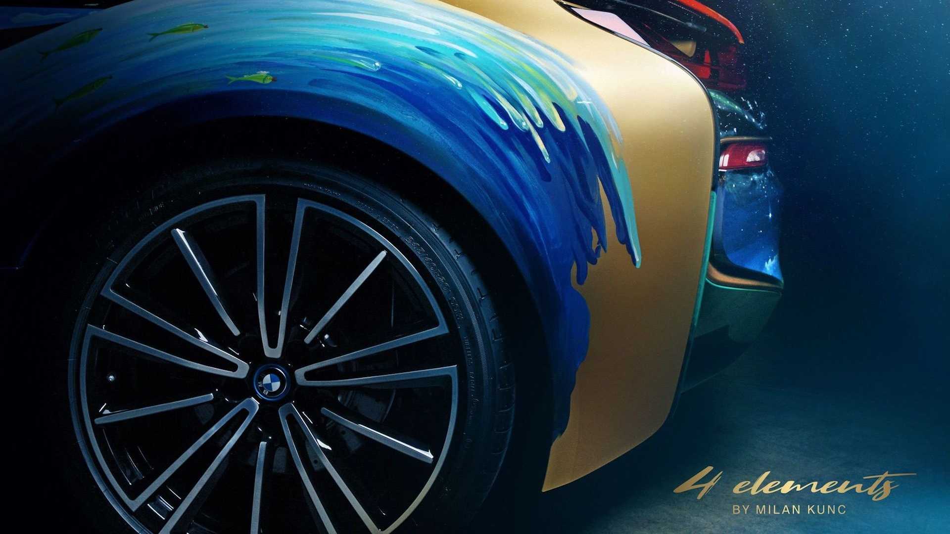 BMW-i8-Roadster-Art-Car-5 BMW i8 Roadster “4 Elements” Art Car Will Help Clean Our Oceans