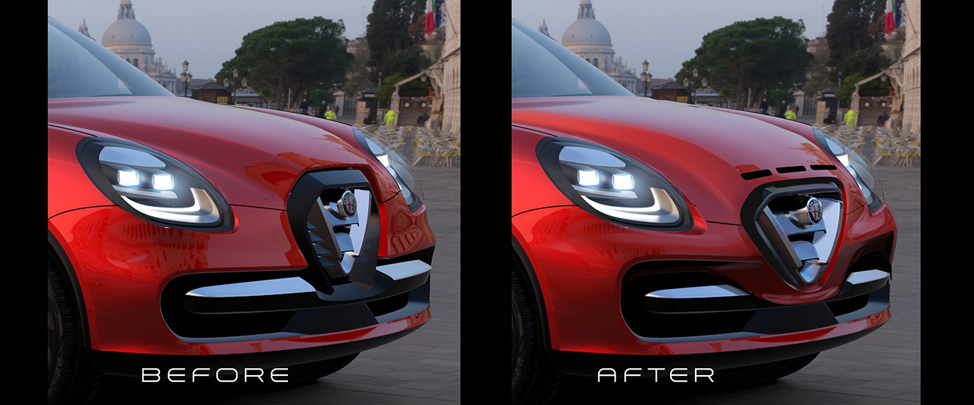 Alfa Romeo Stella renderings 13 Alfa Romeo Stella Compact SUV Is The Tonale From An Alternate Universe