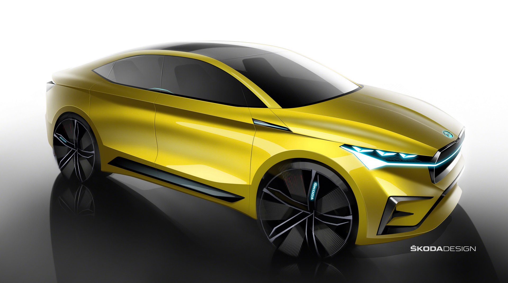 2019 skoda vision iv concept 7 Skoda Vision IV EV Concept Is Yet Another Coupe SUV With An Ungainly Rear (Live Pics)