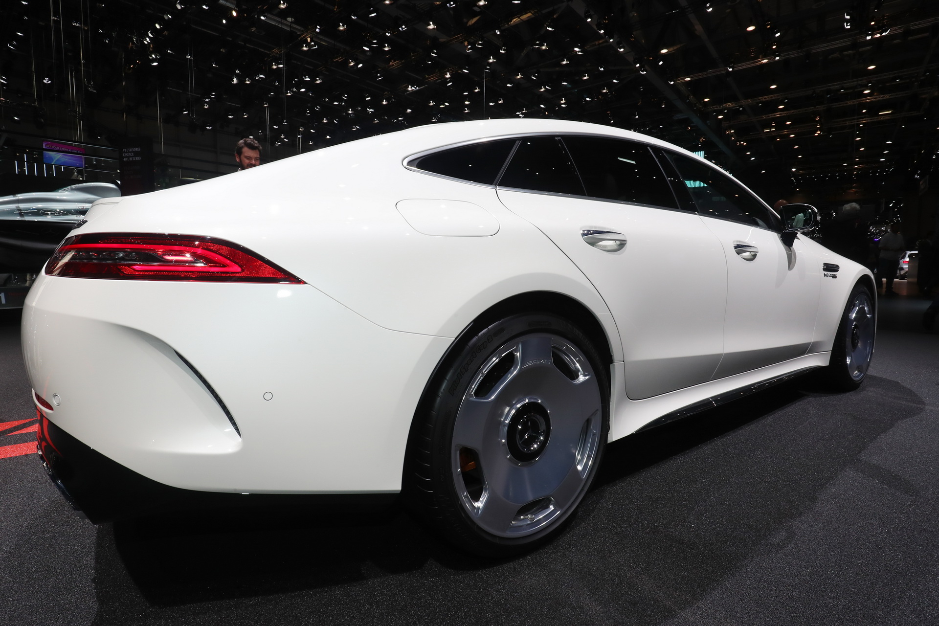 2019-Mercedes-AMG-GT4-Geneva-02 Mercedes-AMG GT 4-Door Coupe Poses On New Monoblock Wheels And The Want Is Real