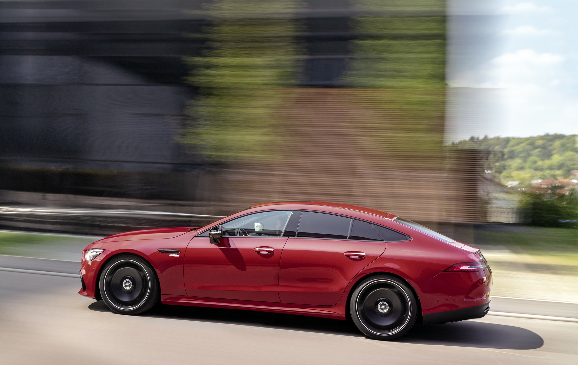 2019-Mercedes-AMG-GT4-Geneva-11 Mercedes-AMG GT 4-Door Coupe Poses On New Monoblock Wheels And The Want Is Real