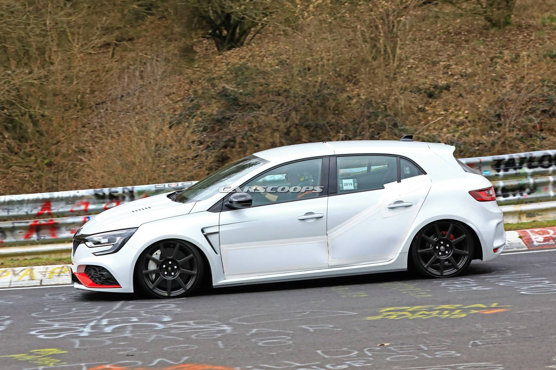 Renault Megane RS Trophy hardcore version spy shots 12 Hardcore Renault Megane RS Trophy-R Ditches Rear Seats For Nürburgring Lap Record