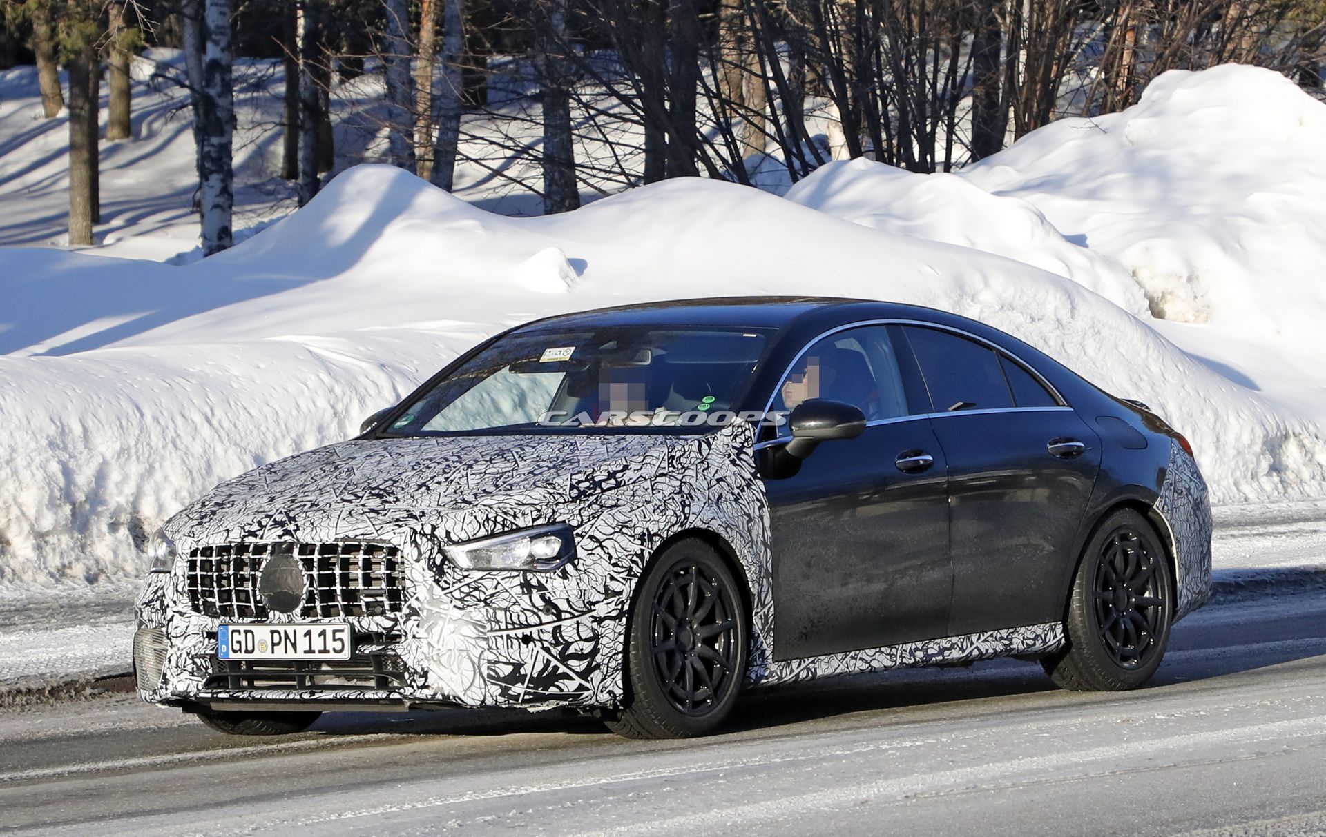 Mercedes-AMG-CLA45-Spy-Shots-2 2020 Mercedes CLA 45: AMG’s New Baby Saloon Coming With Up To 416HP, Drift Mode