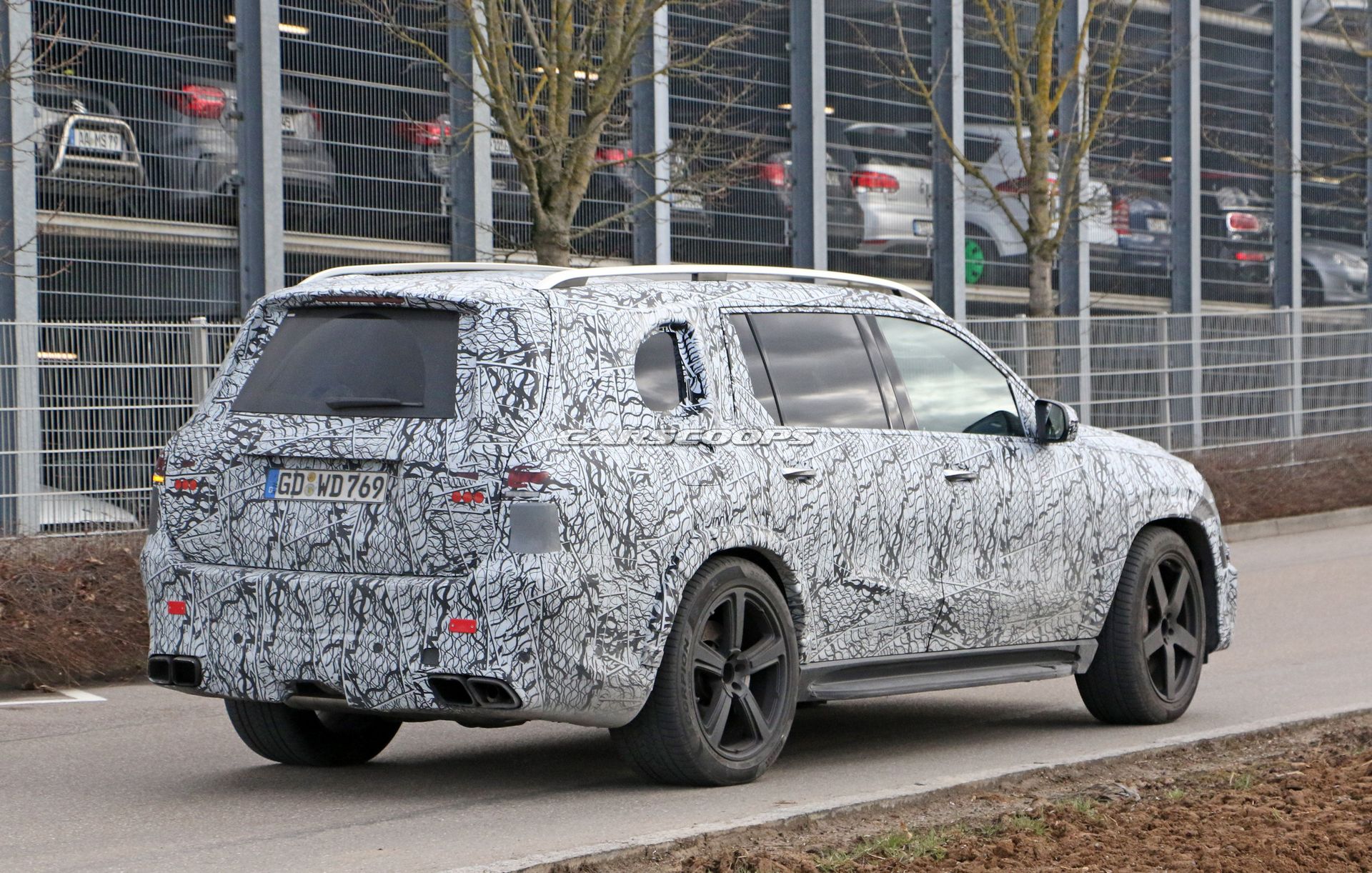 Mercedes-AMG-GLS-63-8 2020 Mercedes-AMG GLS 63 Starts Taking Its Camouflage Off
