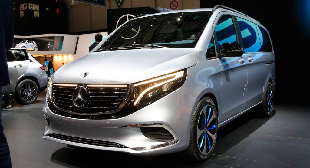  Mercedes Concept EQV Heralds Electric V-Class Arriving This Fall