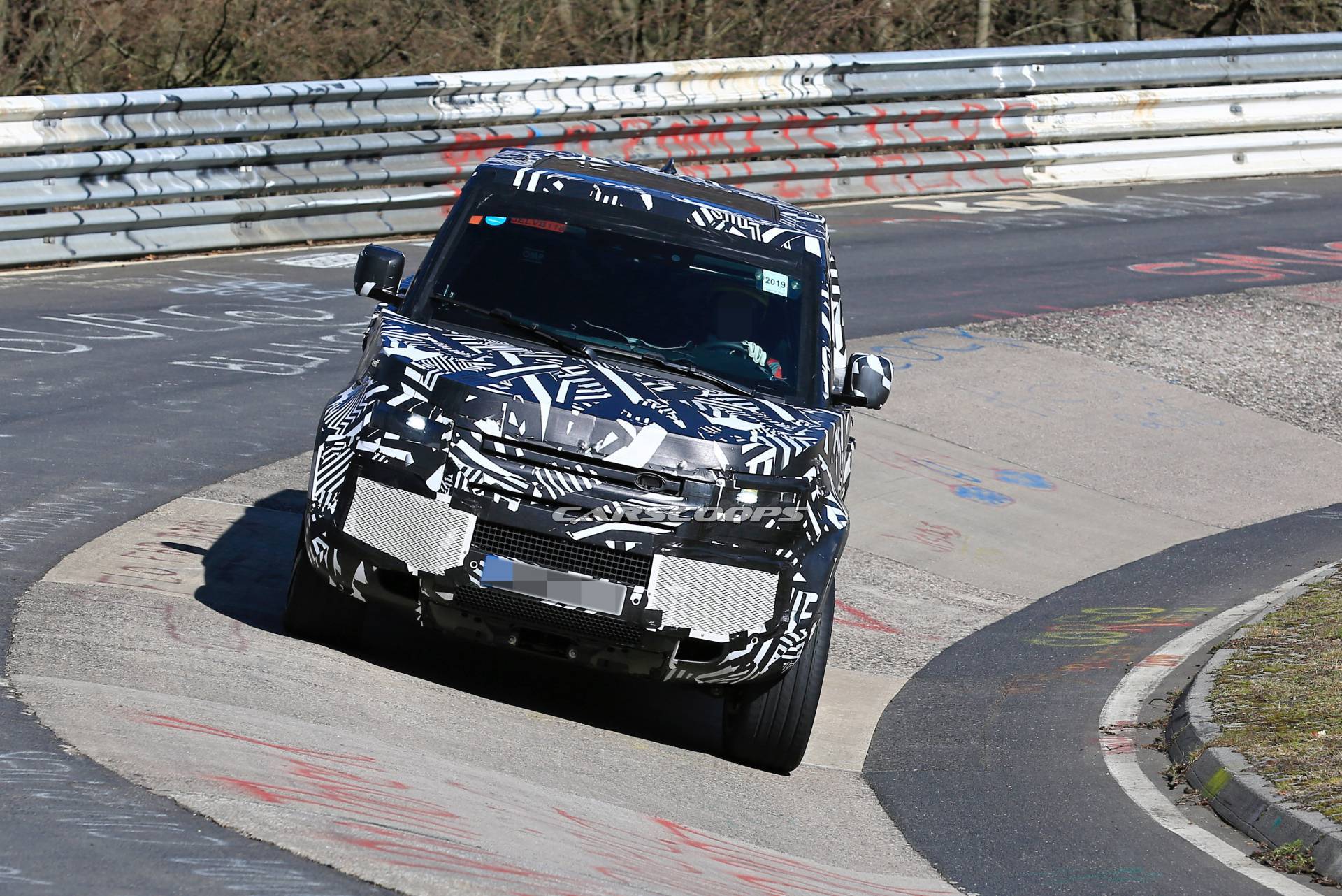 2020 Land Rover Defender spy shots at the Nurburgring 12 2020 Land Rover Defender 110 Polishing Its Road Manners At The ‘Ring