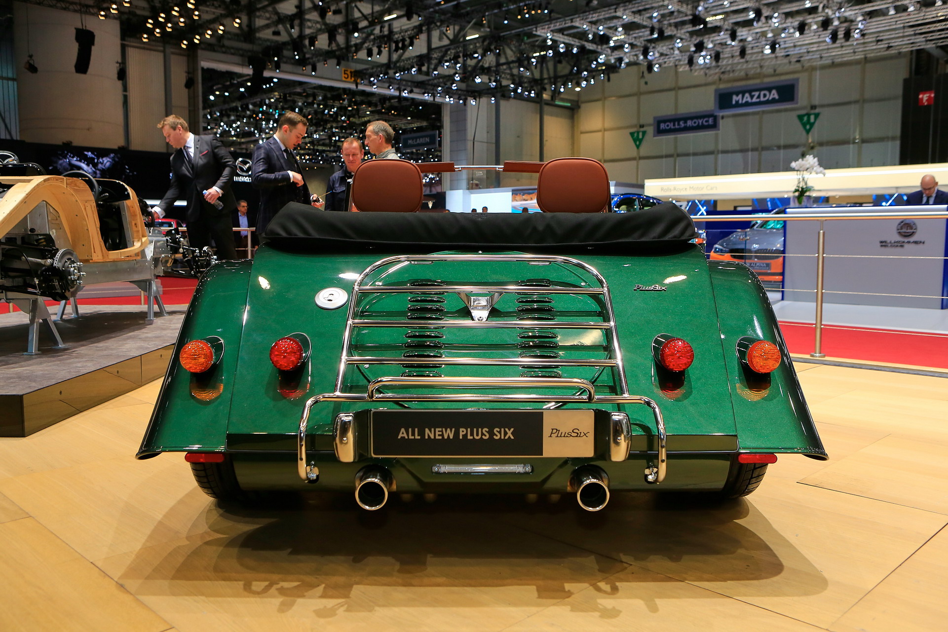 Morgan Geneva 14 Morgan Plus Six Has An Aluminum & Wood Platform And A Supra / Z4 Engine