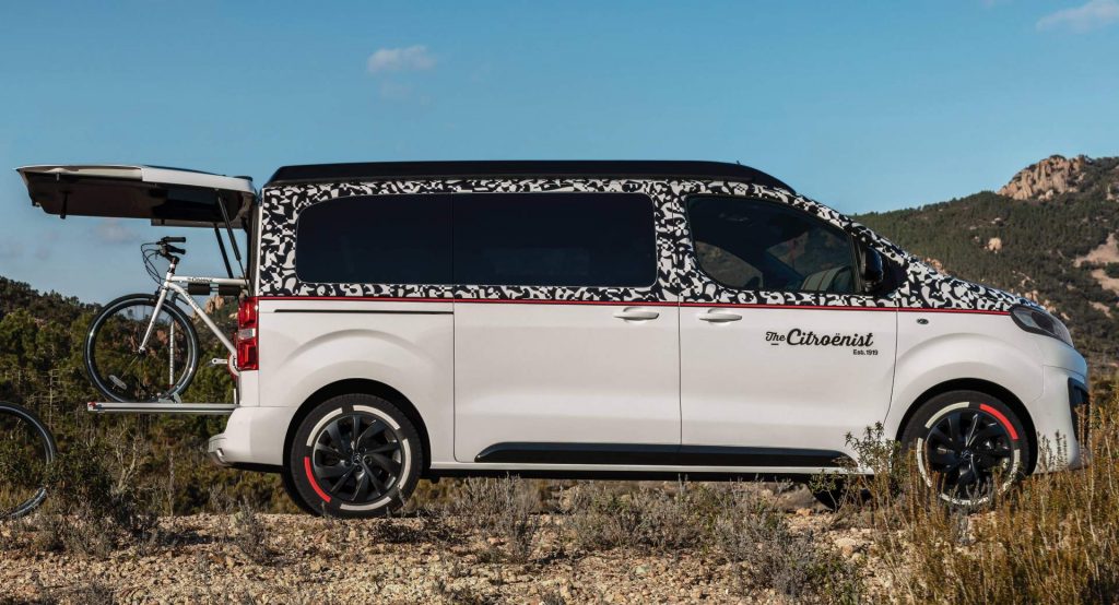  Citroën Built This SpaceTourer AWD Camper Just To Show Off New Bicycle