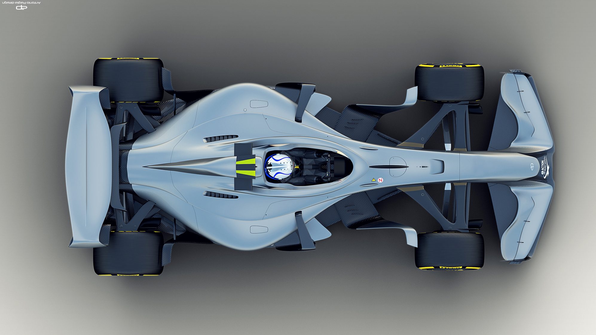F1-2021-Concept-8 F1 To Drastically Reduce “Dirty Air”, Make Overtaking Easier With 2021 Regulations