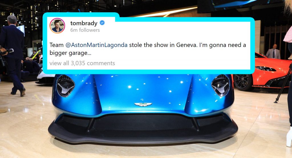  Tom Brady, David Beckham And Other Celebs Like What Aston Martin Cooked In Geneva