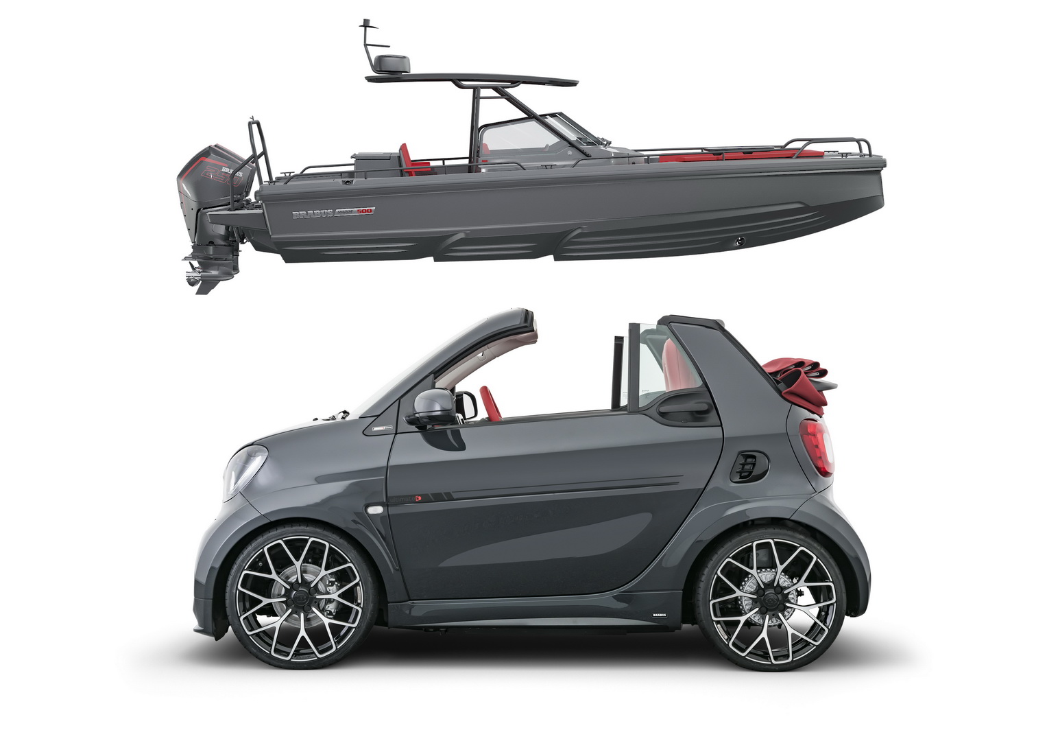 2019 brabus ultimate e shadow edition smart fortwo eq cabrio 10 Brabus Ultimate E Shadow Edition Is A €64,900 Smart ForTwo EQ!