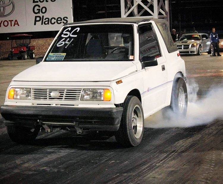 Geo-Tracker-Drag-1 This Geo Tracker Has A 6.0-liter V8 And Runs Sub-10-Second Quarter Miles