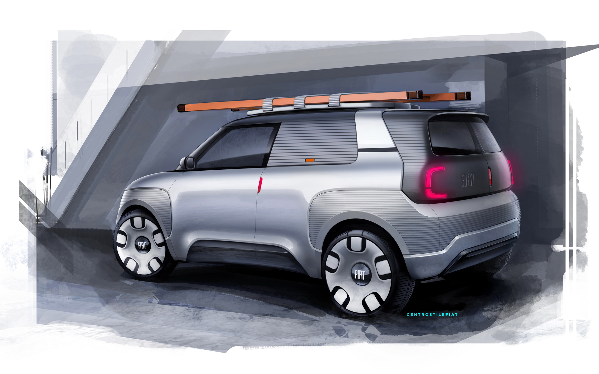 2019-Fiat-Centoventi-Concept-10 Fiat Centoventi EV Concept Is A First Look At Exciting Future Panda City Car (Live Pics)