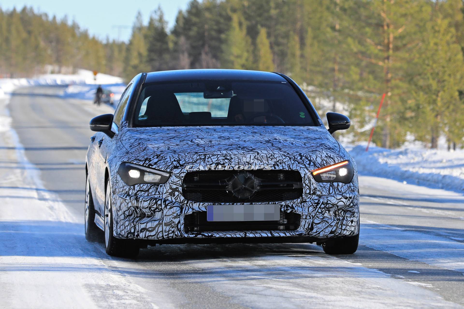 Mercedes-AMG CLA Shooting Brake spy shots 18 New Mercedes-AMG CLA 35 Shooting Brake Coming With 302HP
