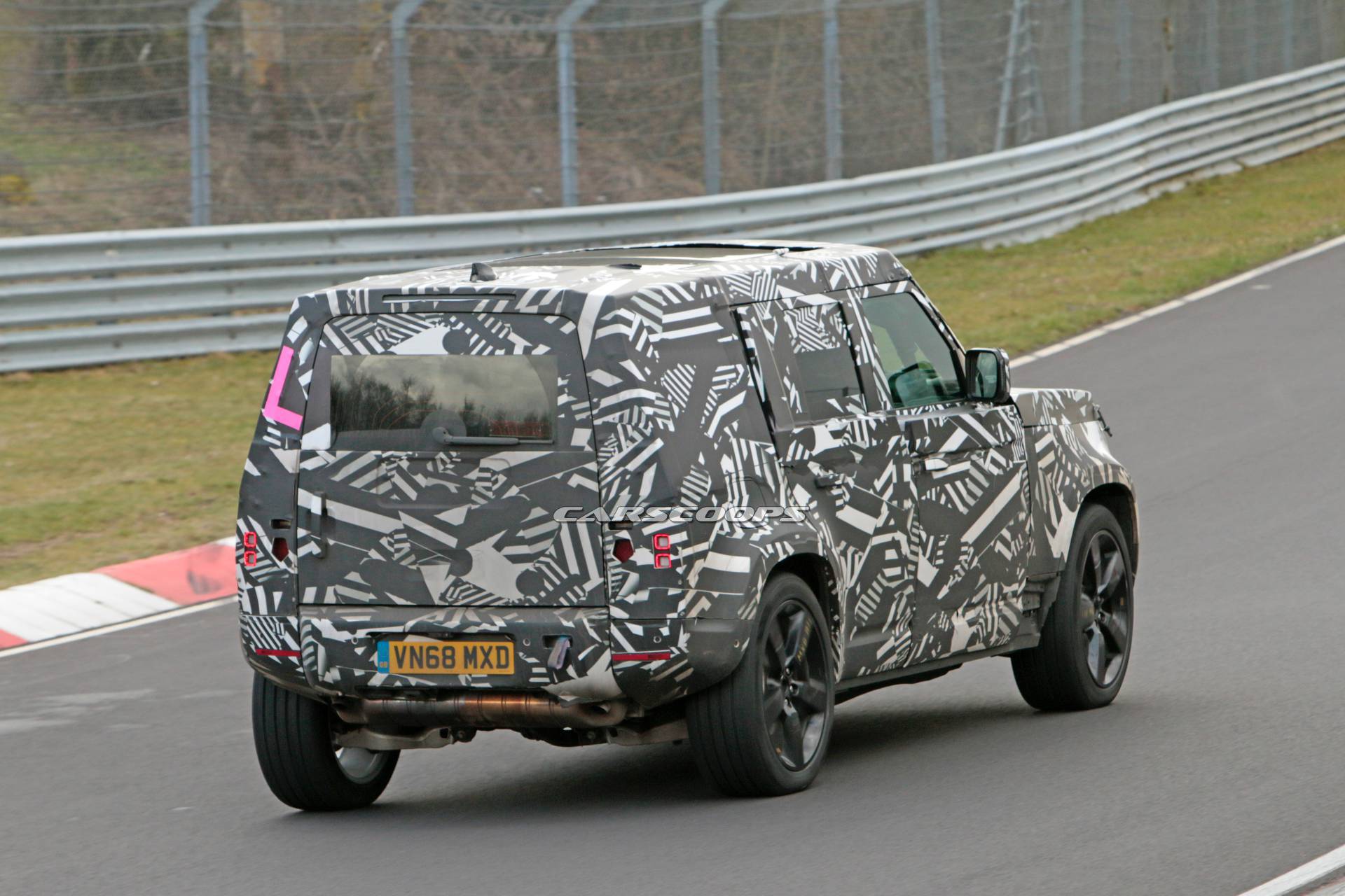2020 Land Rover Defender spy shots at the Nurburgring 28 2020 Land Rover Defender 110 Polishing Its Road Manners At The ‘Ring