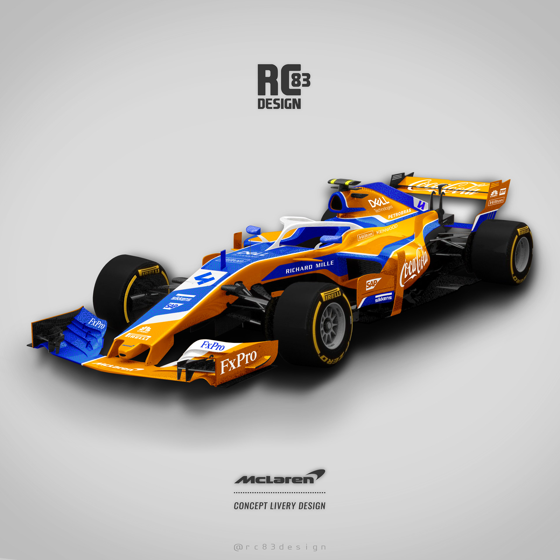 formula 1 alternate liveries renderings 6 Check Out These Awesome Alternate F1 Liveries For 2019