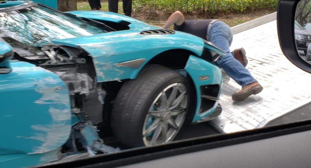  Ay Caramba! One-Off Turquoise Koenigsegg CCXR Crashes In Mexico