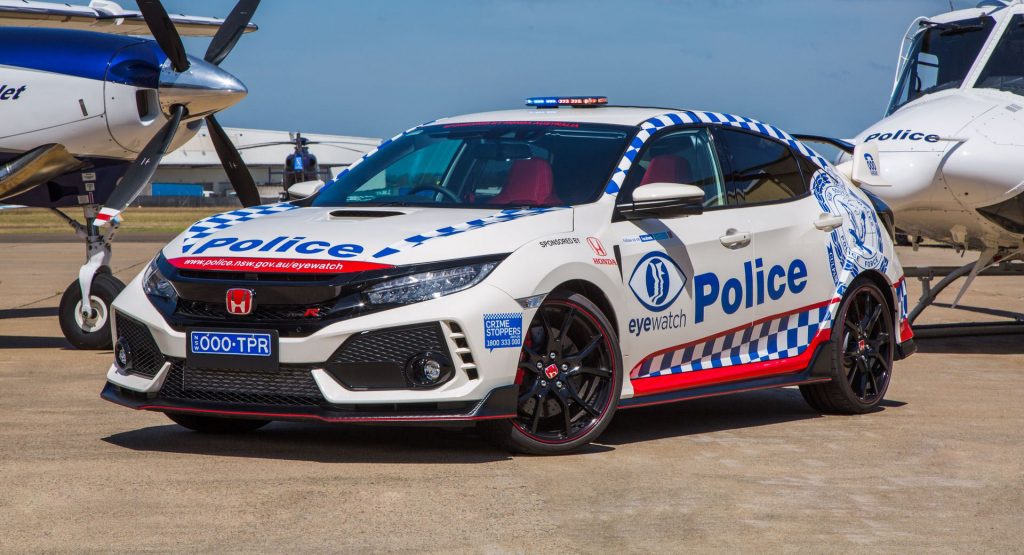  Honda Civic Type R Joins Aussie Police Force But Won’t Be Chasing Bad Guys