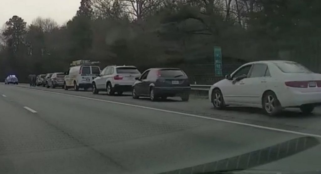8 Drivers Get Instant Karma For Trying To Pass Active Accident Scene