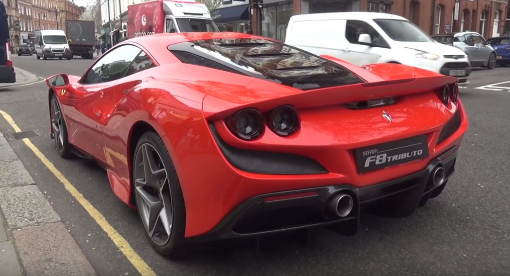 Ferrari’s New F8 Tributo Makes Its Real World Debut In London