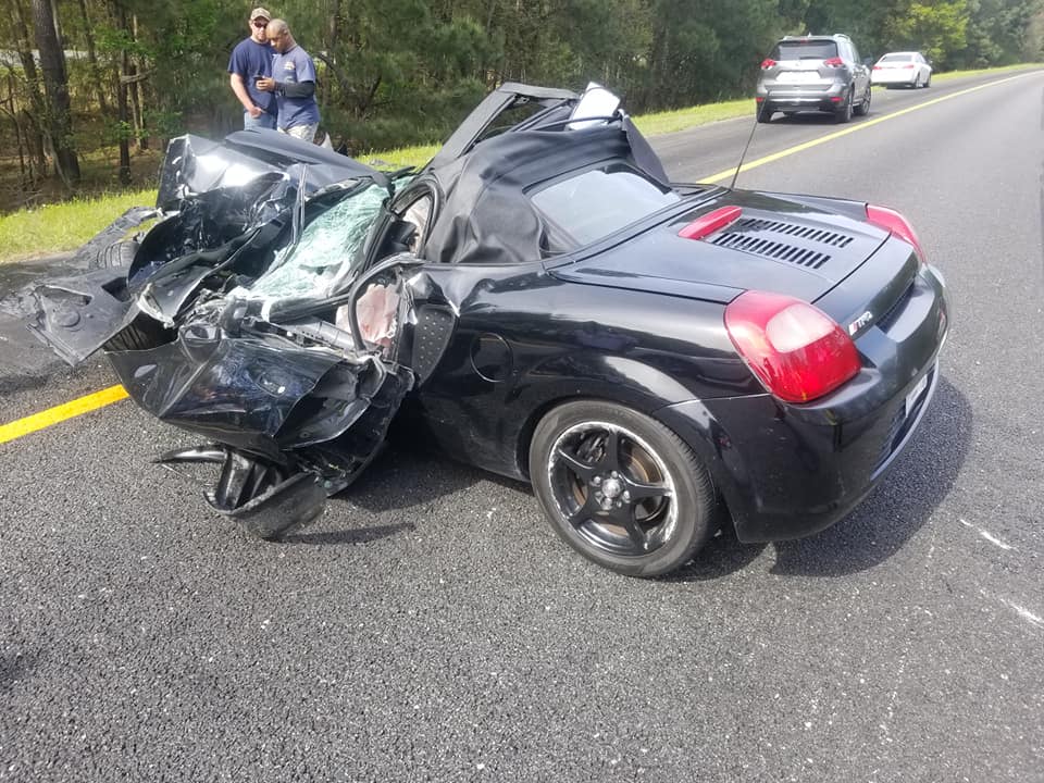 toyota mr2 crash georgia 6 Driver Escapes From Horrific MR2 Crash, Says “Kudos To Toyota Engineers!”