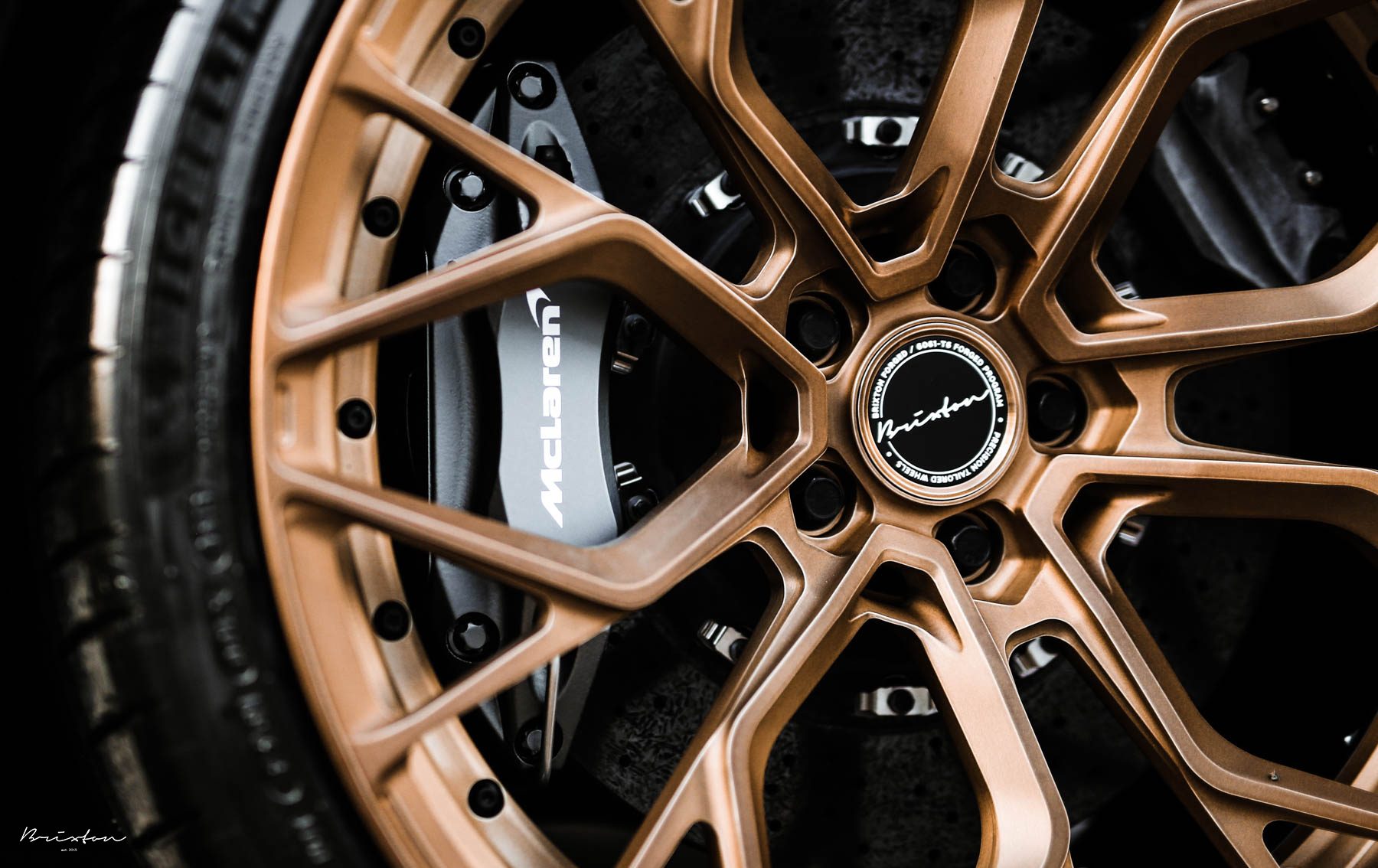 McLaren-570S-Spider-Brixton-7 Bronze-Colored Wheels Suit This Black McLaren 570S Perfectly